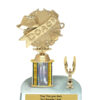 Lightning Series - 1 Column Trophy with Trim - Coach