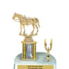 Lightning Series - 1 Column Trophy with Trim - Horses