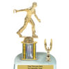Lightning Series - 1 Column Trophy with Trim - Horseshoe