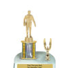 Lightning Series - 1 Column Trophy with Trim - Sales