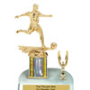 Lightning Series - 1 Column Trophy with Trim - Soccer