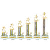 Lightning Series - 1 Column Trophy with Trim - Track & Field - Image 2