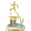 Lightning Series - 1 Column Trophy with Trim - Track & Field