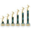 Lightning Series - 1 Column Trophy - Basketball - Image 2