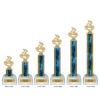 Lightning Series - 1 Column Trophy - Bicycle - Image 2