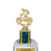 Lightning Series - 1 Column Trophy - Bicycle