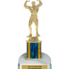 Lightning Series - 1 Column Trophy - Body Builder