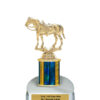 Lightning Series - 1 Column Trophy - Horses