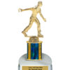 Lightning Series - 1 Column Trophy - Horseshoe