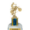 Lightning Series - 1 Column Trophy - Motorcycle