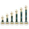 Lightning Series - 1 Column Trophy - Music - Image 2