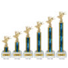 Lightning Series - 1 Column Trophy - Riding - Image 2