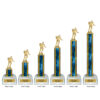 Lightning Series - 1 Column Trophy - Rugby - Image 2
