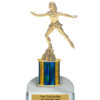 Lightning Series - 1 Column Trophy - Skate