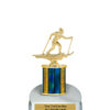 Lightning Series - 1 Column Trophy - Skiing