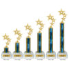 Lightning Series - 1 Column Trophy - Star - Image 2