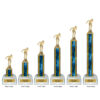 Lightning Series - 1 Column Trophy - Swimming - Image 2