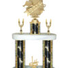 Lightning Series - 2 Column Trophy with 08" Base - Coach