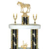 Lightning Series - 2 Column Trophy with 08" Base - Horses