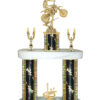 Lightning Series - 2 Column Trophy with 08" Base - Motorcycle