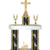 Lightning Series - 2 Column Trophy with 08" Base - Religious