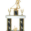 Lightning Series - 2 Column Trophy with 08" Base - Shuffleboard