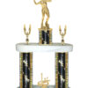 Lightning Series - 2 Column Trophy with 08" Base - Volleyball