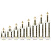 Lightning Series - 2 Column Trophy with 08" Base - Weightlifting - Image 2