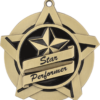 2¼" Super Star Medals - Star Performer