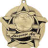 2¼" Super Star Medals - Language Arts - Image 2