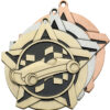 2¼" Super Star Medals - Pinewood Derby