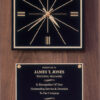 Walnut Changing Quartz Clock - 12" x 18" - Image 2