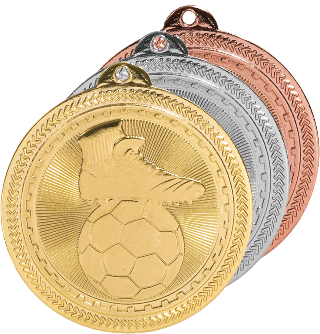 shiny gold WRESTLING medal yellow neck drape trophy 2" diameter 