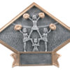 Diamond Plate Resin - Cheerleading 6"
