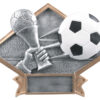 Diamond Plate Resin - Soccer 6"