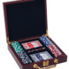 Poker Set - Rosewood Case
