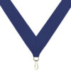 1 1/2" x 32" Snap Clip "V" Neck Ribbon - Blue