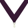 1 1/2" x 32" Snap Clip "V" Neck Ribbon - Purple