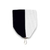 1 1/2" Ribbon Drapes - Black & White