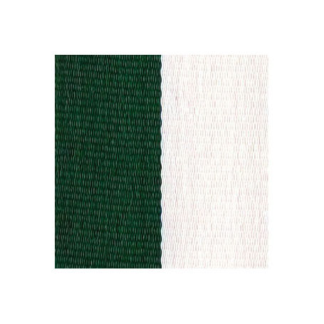 1 1/2 inch x 32 inch Snap Clip Green, White, & Green Ribbon