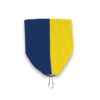 1 1/2" Ribbon Drapes - Blue & Yellow