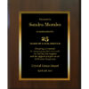Diamond Engraved Plaque with Back Plate