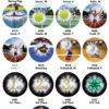 Disc Insert Star Resins - 6" - Image 3