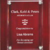 Rosewood Bevel Acrylic Plaque - 9" x 12"