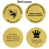2¾" SM Disc Insert Medal - Image 4