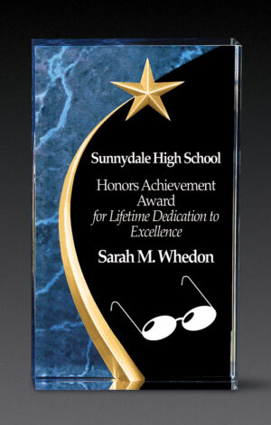 Carved Star Awards - 4½" x 6"