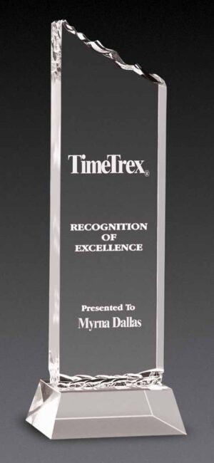 Summit Award - Clear - 4¼" x 8"
