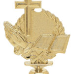 Religious - Wreath Cross 5¼" - TR3039G