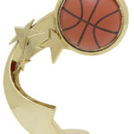 Basketball - Ribbon Star 5¼" - TR5505G
