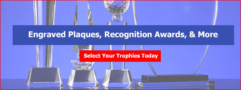 Call to action for plaques and recognition awards.